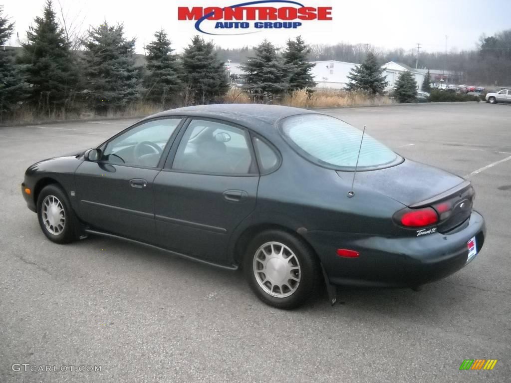 1998 Taurus SE - Dark Green Satin Metallic / Medium Graphite photo #6