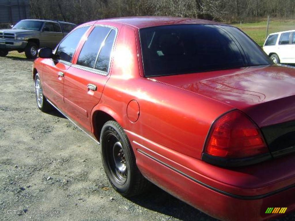 2000 Crown Victoria Police Interceptor - Toreador Red Metallic / Light Graphite photo #4