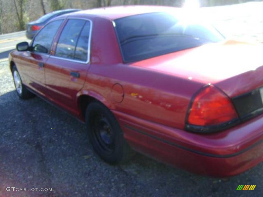 2000 Crown Victoria Police Interceptor - Toreador Red Metallic / Light Graphite photo #6