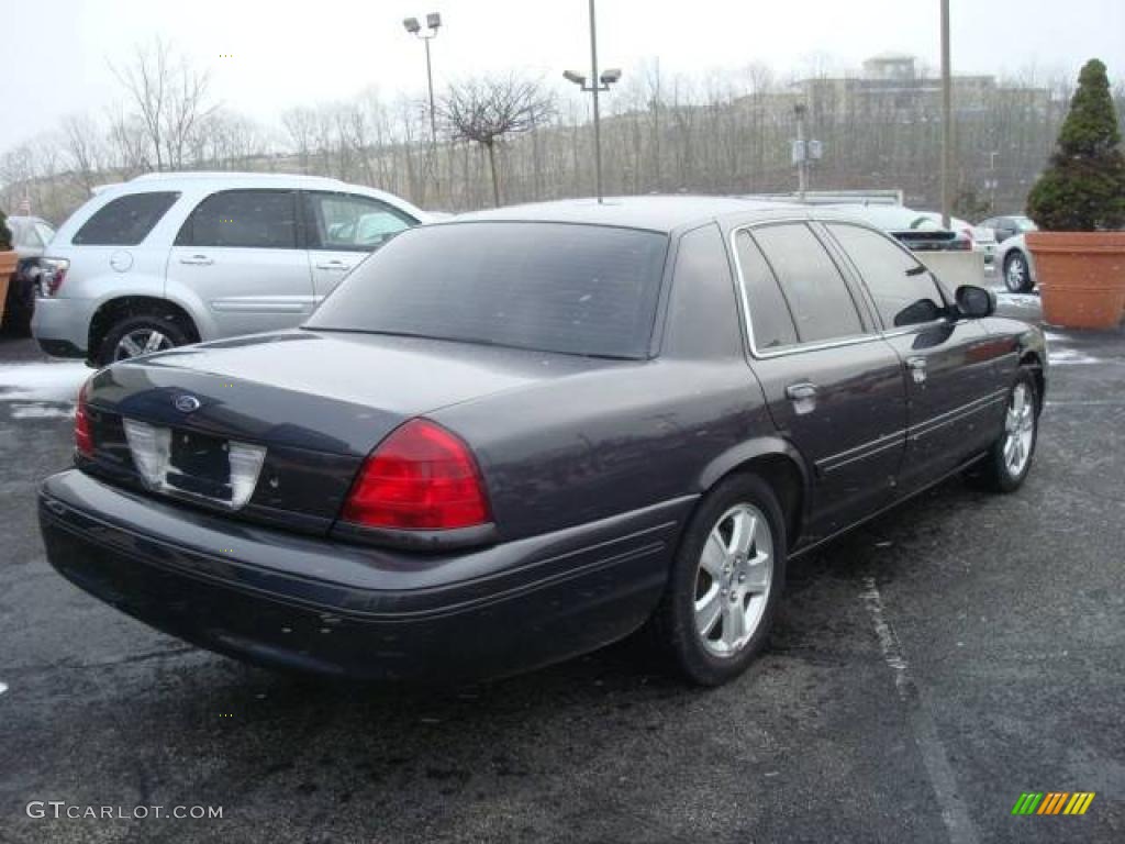 2004 Crown Victoria LX - Midnight Grey Metallic / Dark Charcoal photo #3