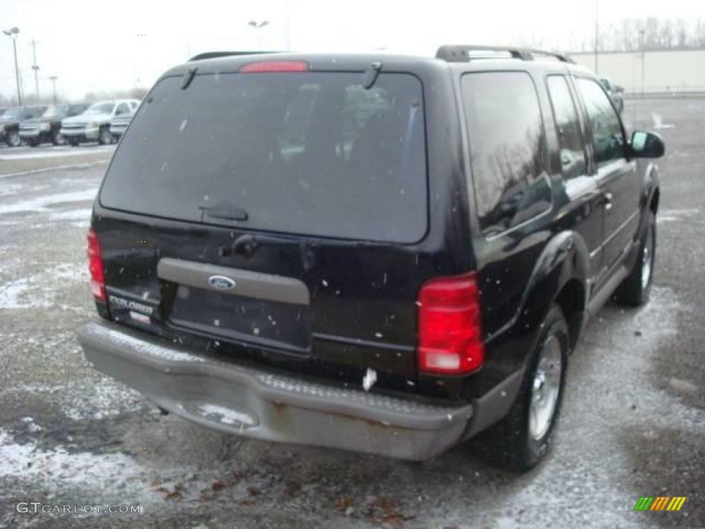 2002 Explorer Sport 4x4 - Black Clearcoat / Midnight Grey photo #2
