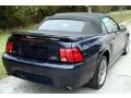 2001 True Blue Metallic Ford Mustang GT Convertible  photo #9