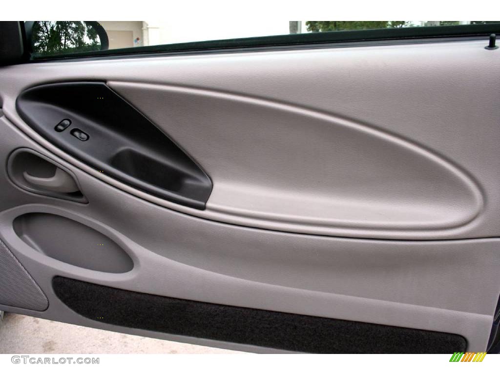 2001 Mustang GT Convertible - True Blue Metallic / Medium Graphite photo #34