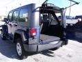 2010 Deep Water Blue Pearl Jeep Wrangler Unlimited Sport 4x4  photo #15