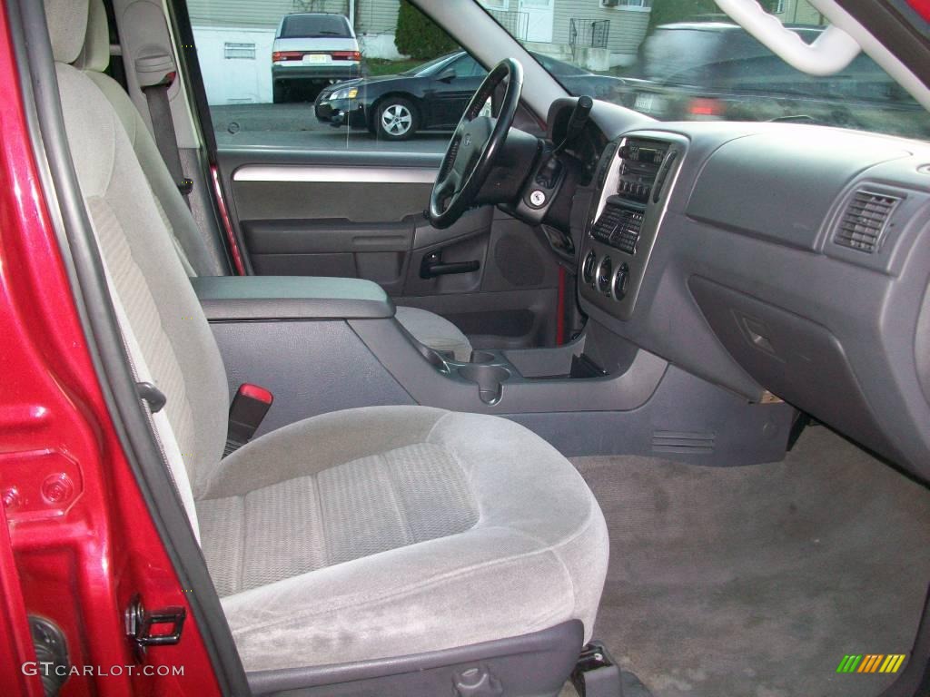2004 Explorer XLT 4x4 - Redfire Metallic / Graphite photo #7