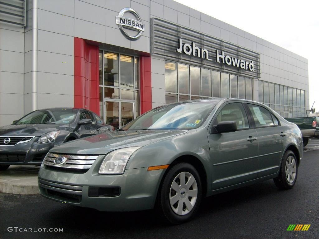 2006 Fusion S - Titanium Green Metallic / Camel photo #1