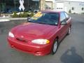 1999 Cherry Red Hyundai Accent GS Coupe  photo #2