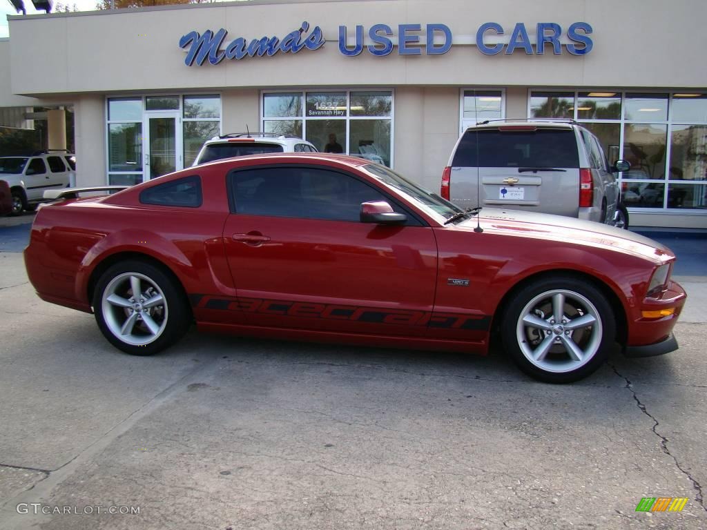 2008 Mustang Racecraft 420S Supercharged Coupe - Dark Candy Apple Red / Dark Charcoal photo #1