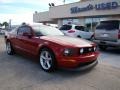 2008 Dark Candy Apple Red Ford Mustang Racecraft 420S Supercharged Coupe  photo #2