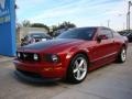 2008 Dark Candy Apple Red Ford Mustang Racecraft 420S Supercharged Coupe  photo #4