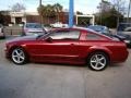 2008 Dark Candy Apple Red Ford Mustang Racecraft 420S Supercharged Coupe  photo #5