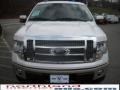 White Platinum Metallic Tri Coat - F150 Lariat SuperCab 4x4 Photo No. 3