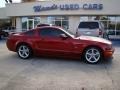 2008 Dark Candy Apple Red Ford Mustang Racecraft 420S Supercharged Coupe  photo #40