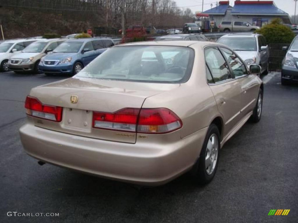 2002 Accord EX V6 Sedan - Naples Gold Metallic / Ivory photo #4