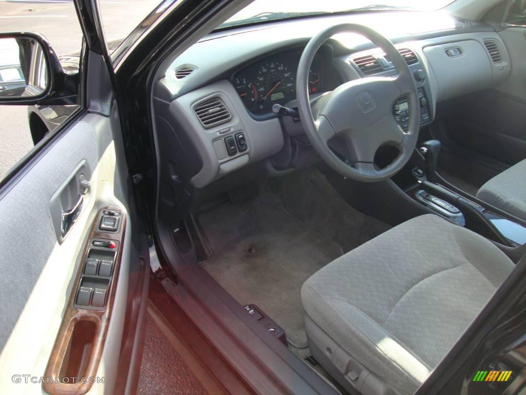 2002 Accord SE Sedan - Nighthawk Black Pearl / Quartz Gray photo #12