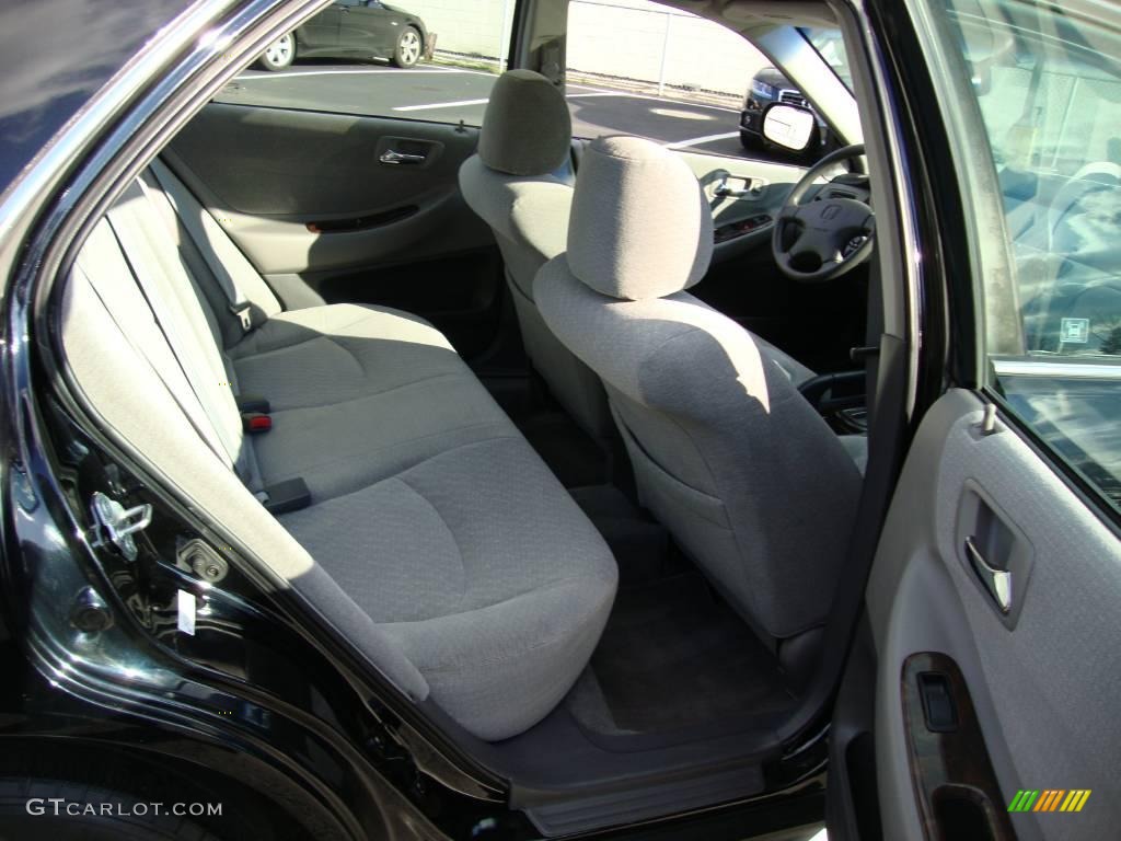 2002 Accord SE Sedan - Nighthawk Black Pearl / Quartz Gray photo #20