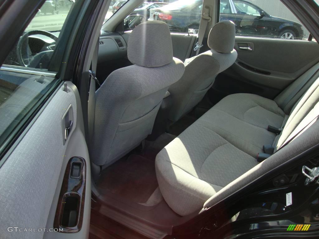 2002 Accord SE Sedan - Nighthawk Black Pearl / Quartz Gray photo #21