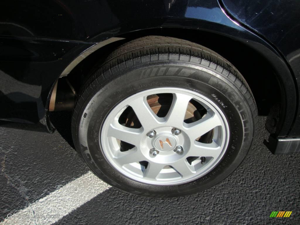 2002 Accord SE Sedan - Nighthawk Black Pearl / Quartz Gray photo #24
