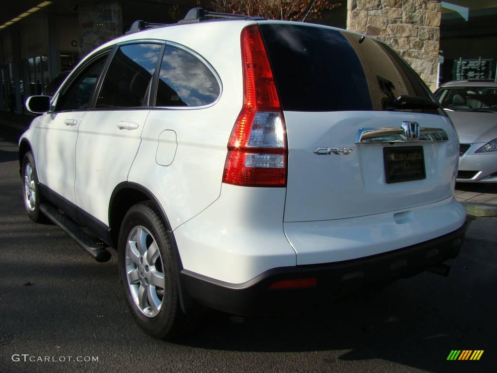 2008 CR-V EX-L 4WD - Taffeta White / Gray photo #4