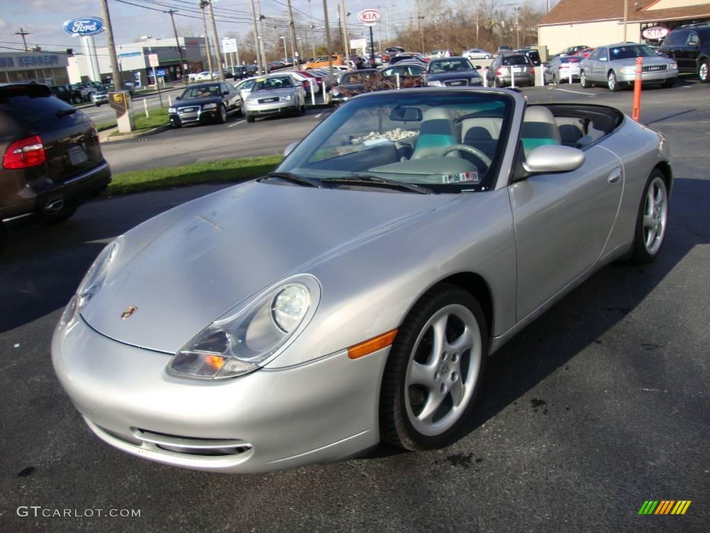 2000 911 Carrera Cabriolet - Arctic Silver Metallic / Graphite Grey photo #1