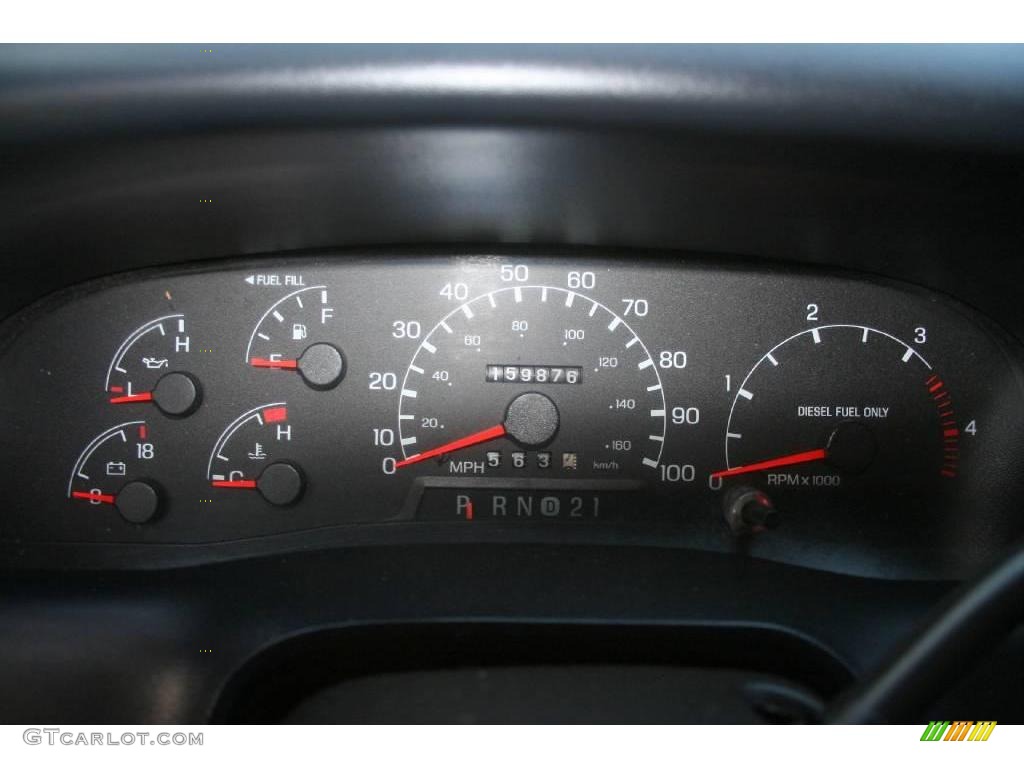 2000 F250 Super Duty XLT Crew Cab 4x4 - Oxford White / Dark Denim Blue photo #59
