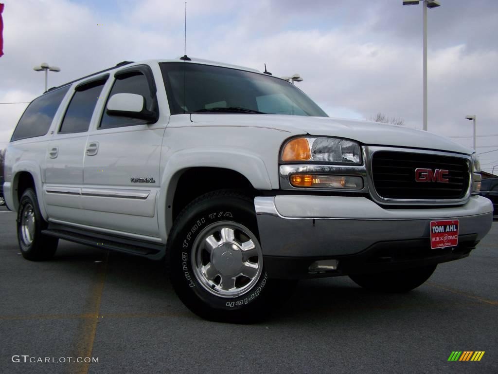 2003 Yukon XL SLT 4x4 - Summit White / Neutral/Shale photo #1