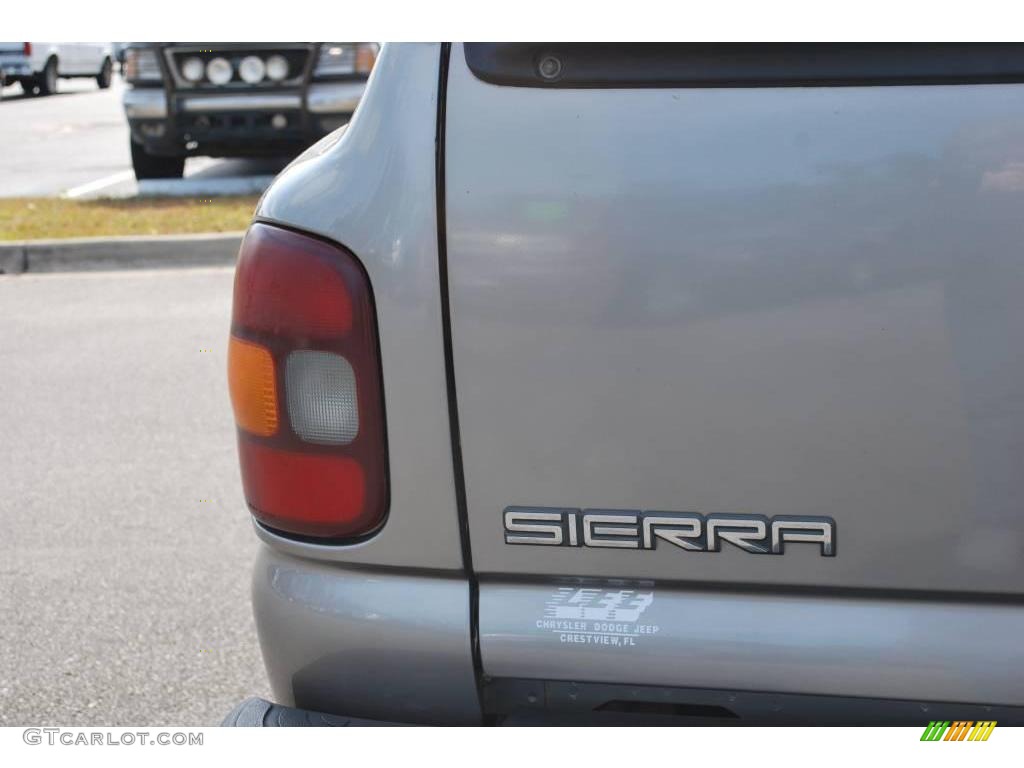 2001 Sierra 1500 SLT Extended Cab - Pewter Metallic / Neutral photo #11