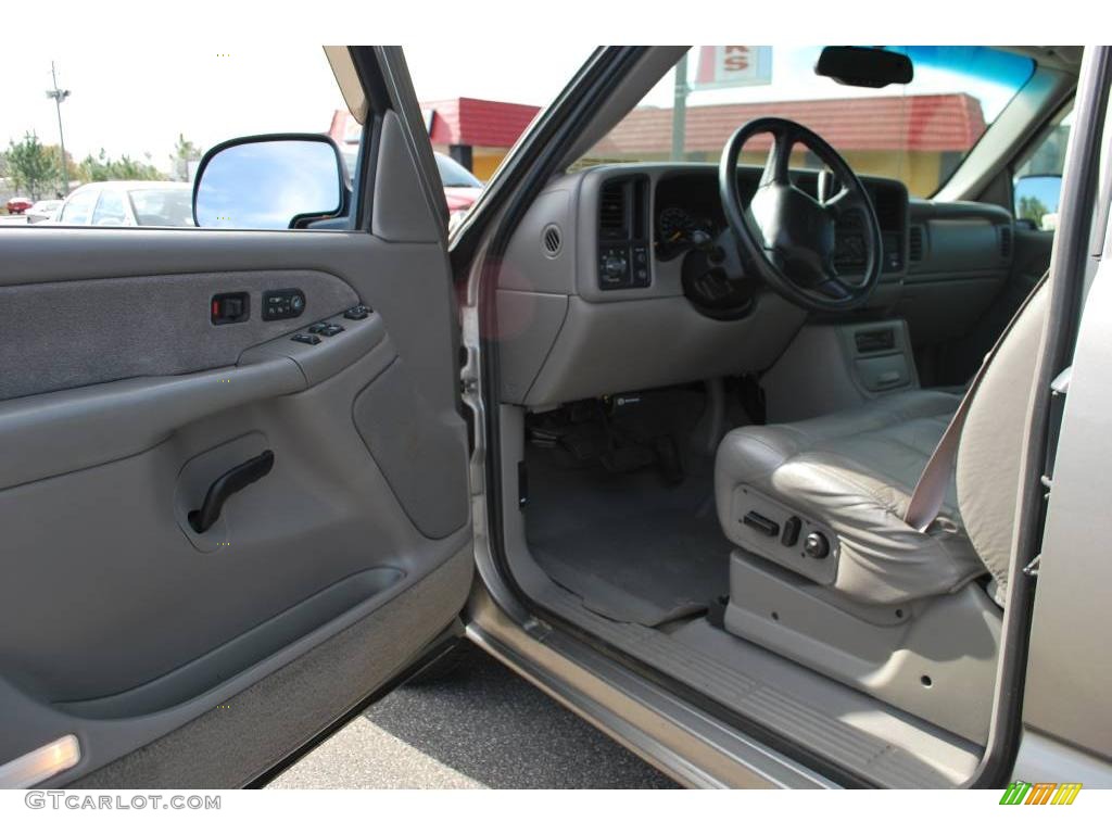 2001 Sierra 1500 SLT Extended Cab - Pewter Metallic / Neutral photo #14