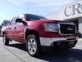 2009 Fire Red GMC Sierra 1500 SLE Crew Cab  photo #2