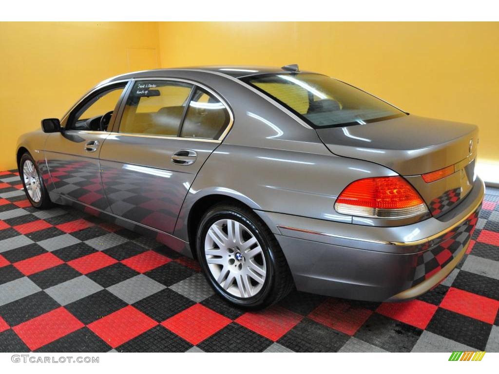 2003 7 Series 745Li Sedan - Titanium Grey Metallic / Basalt Grey/Flannel Grey photo #4