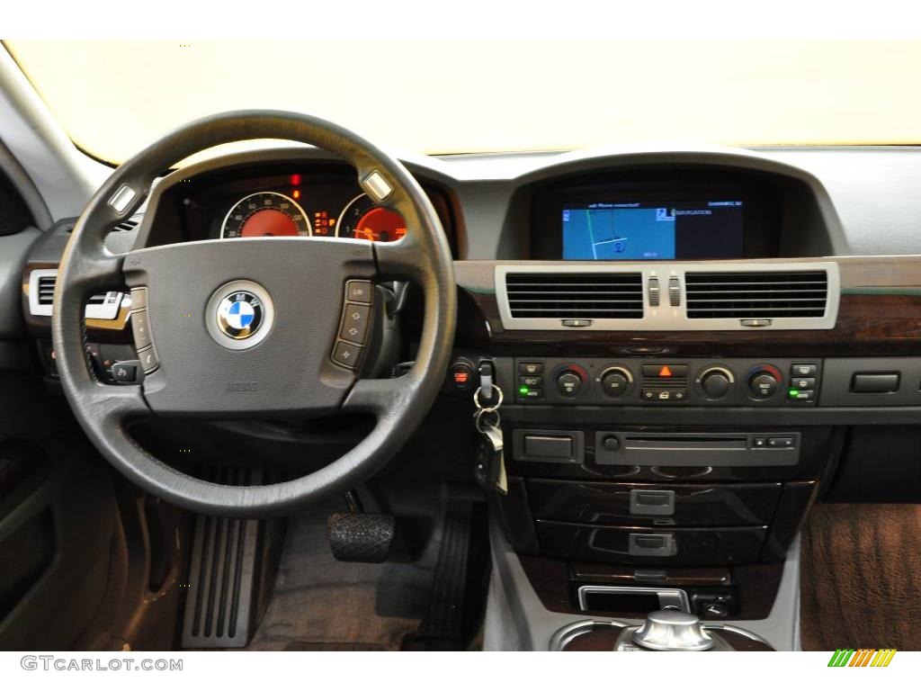 2003 7 Series 745Li Sedan - Titanium Grey Metallic / Basalt Grey/Flannel Grey photo #7
