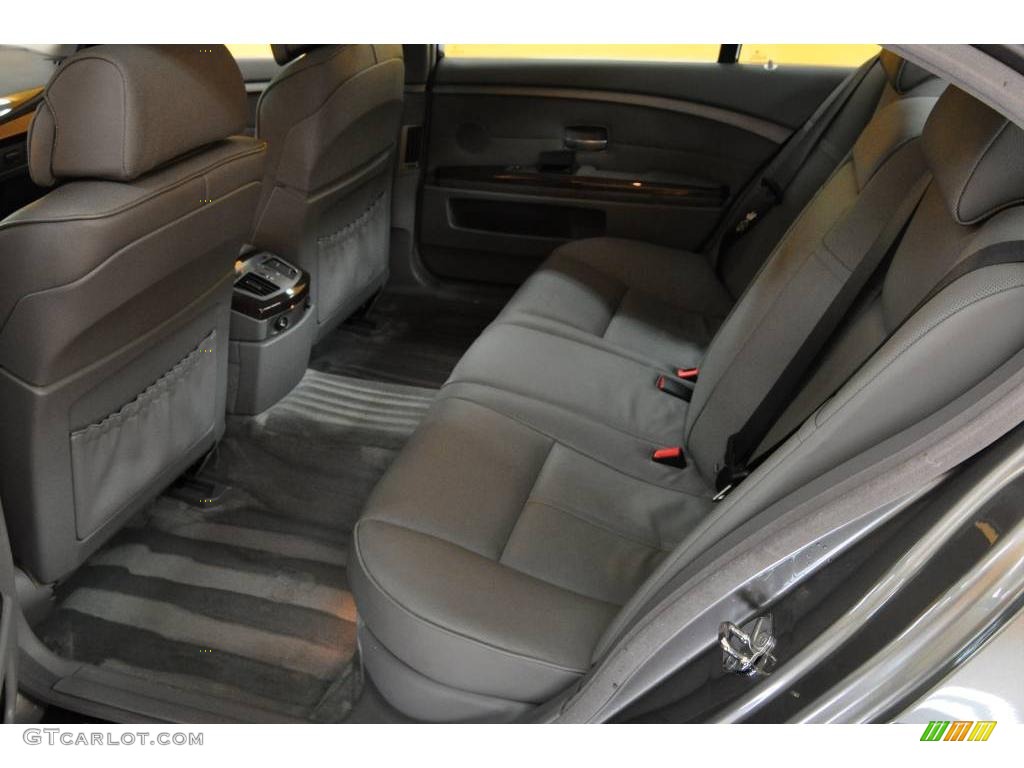 2003 7 Series 745Li Sedan - Titanium Grey Metallic / Basalt Grey/Flannel Grey photo #16