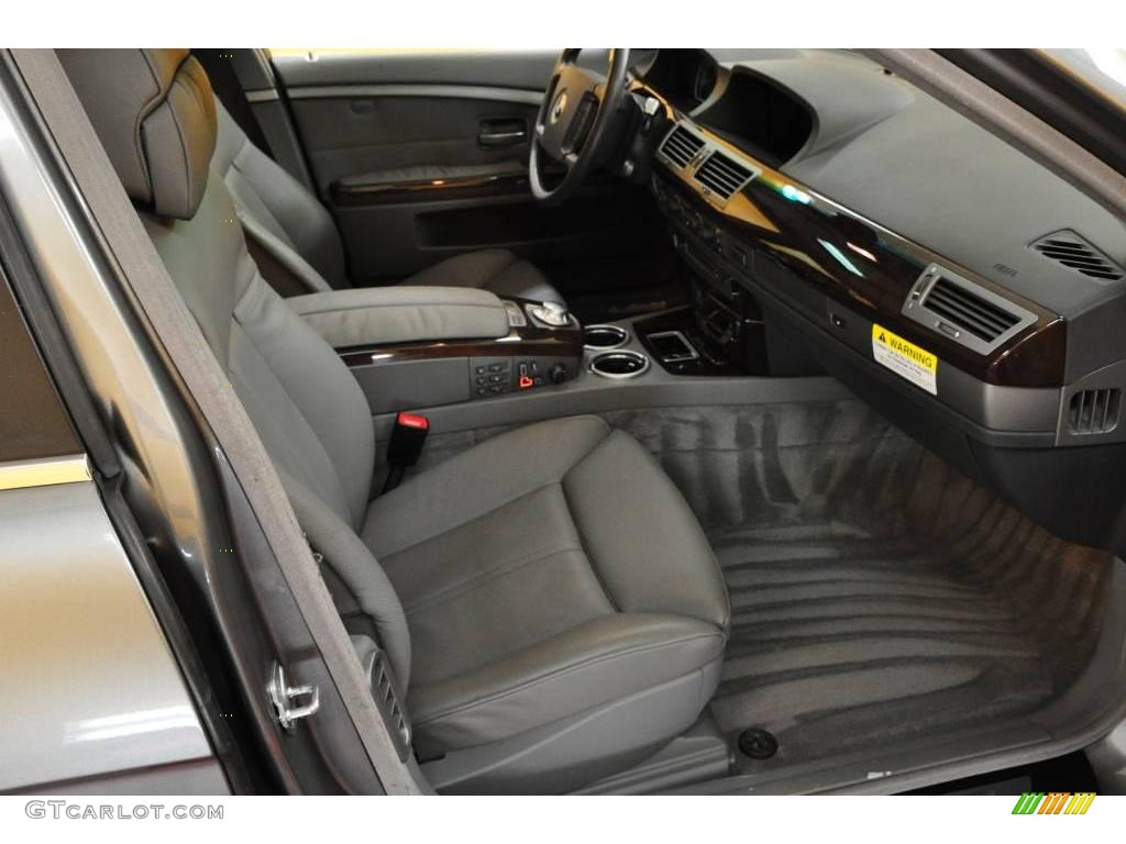 2003 7 Series 745Li Sedan - Titanium Grey Metallic / Basalt Grey/Flannel Grey photo #19