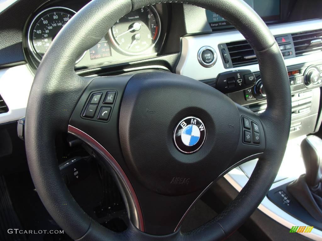 2007 3 Series 328xi Coupe - Alpine White / Coral Red/Black photo #19