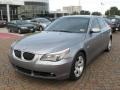 2007 Silver Grey Metallic BMW 5 Series 525i Sedan  photo #3