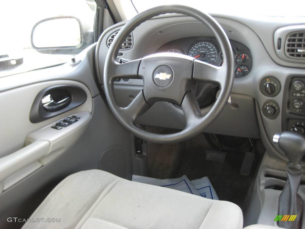 2005 TrailBlazer LS 4x4 - Superior Blue Metallic / Light Gray photo #20