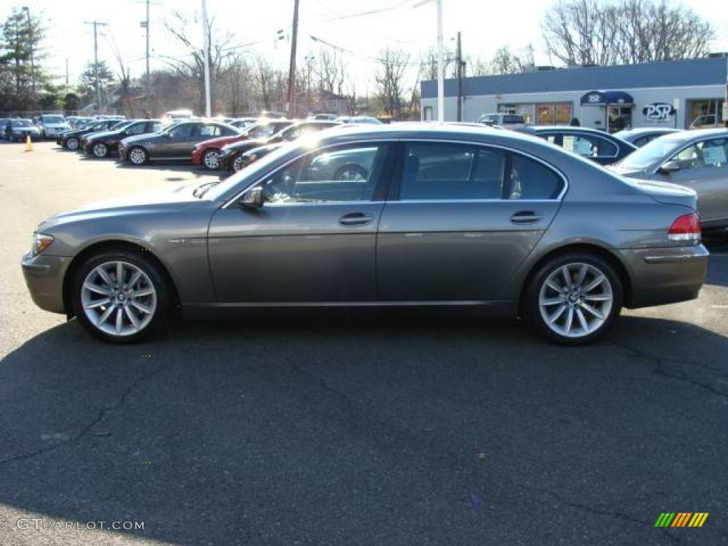 2008 7 Series 750Li Sedan - Sterling Grey Metallic / Flannel Grey photo #5