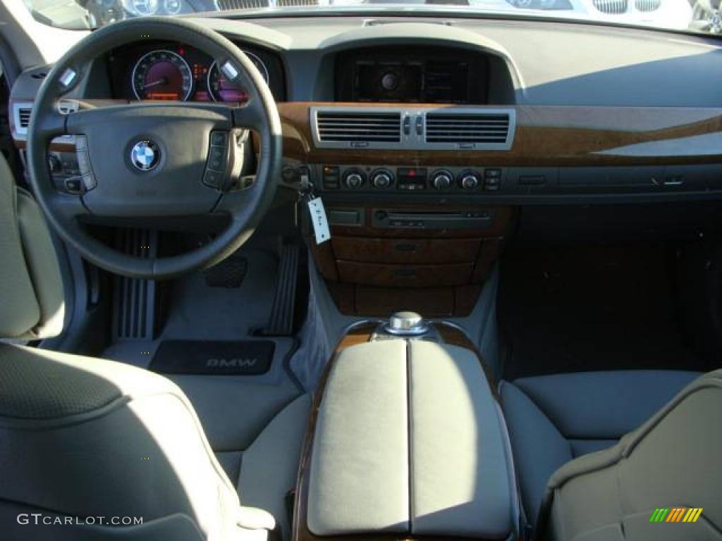 2008 7 Series 750Li Sedan - Sterling Grey Metallic / Flannel Grey photo #12
