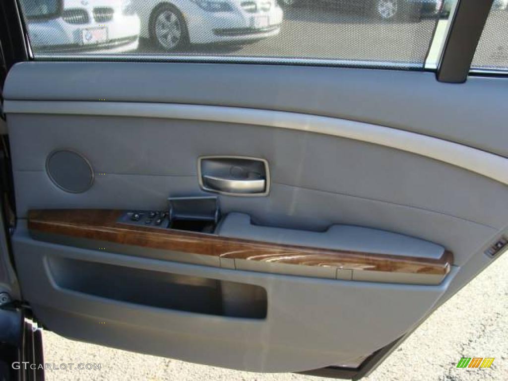 2008 7 Series 750Li Sedan - Sterling Grey Metallic / Flannel Grey photo #19