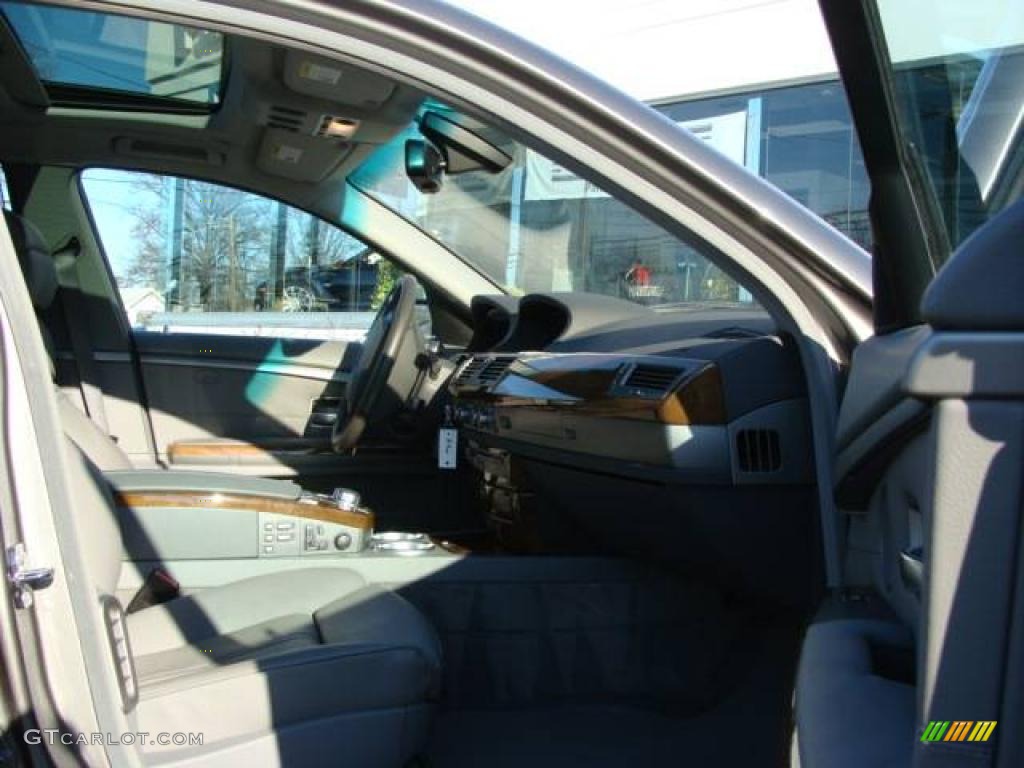 2008 7 Series 750Li Sedan - Sterling Grey Metallic / Flannel Grey photo #22