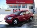 2008 Inferno Red Crystal Pearl Dodge Caliber SE  photo #1