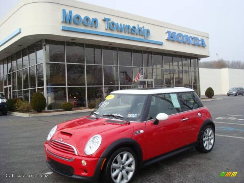 2006 Cooper S Hardtop - Chili Red / Black/Panther Black photo #1