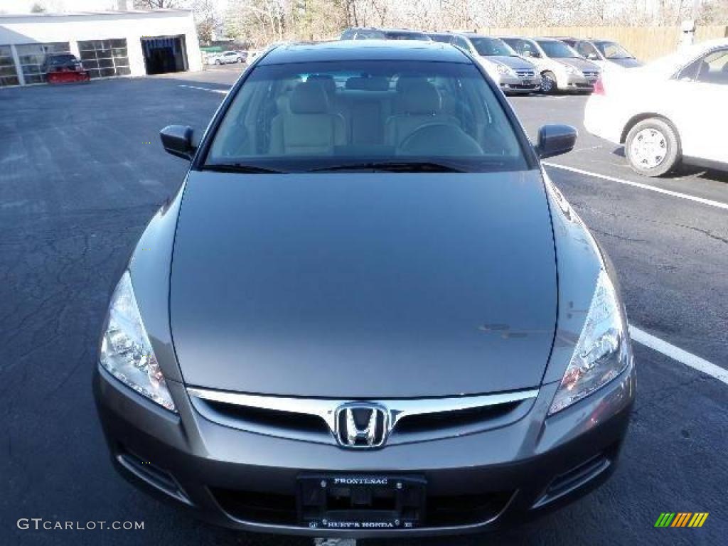 2007 Accord EX-L Sedan - Carbon Bronze Pearl / Ivory photo #8