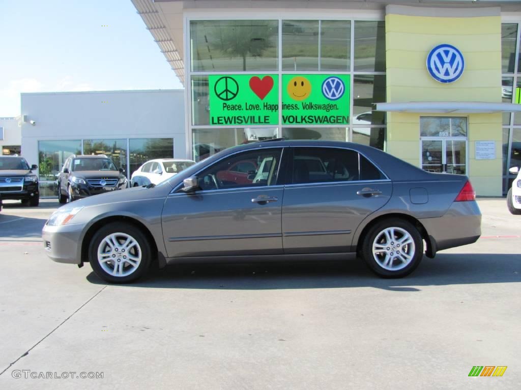 2007 Accord EX-L Sedan - Carbon Bronze Pearl / Ivory photo #2