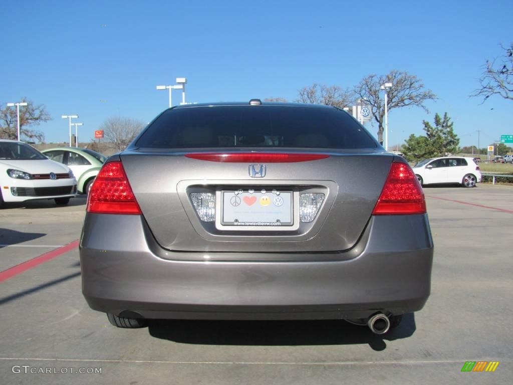 2007 Accord EX-L Sedan - Carbon Bronze Pearl / Ivory photo #4