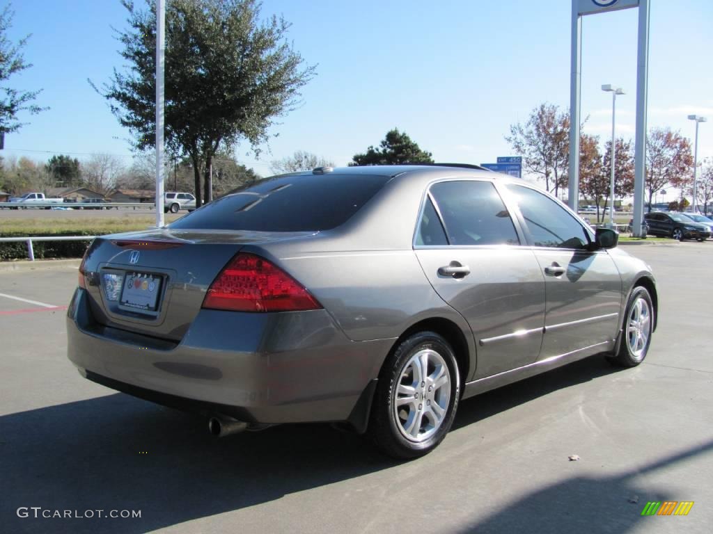 2007 Accord EX-L Sedan - Carbon Bronze Pearl / Ivory photo #5