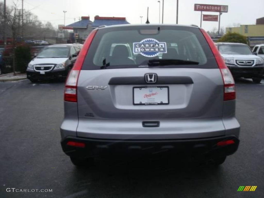 2007 CR-V LX 4WD - Whistler Silver Metallic / Black photo #3