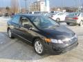 2008 Nighthawk Black Pearl Honda Civic EX Sedan  photo #7