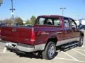 2007 Dark Toreador Red Metallic Ford F250 Super Duty XLT Crew Cab 4x4  photo #3