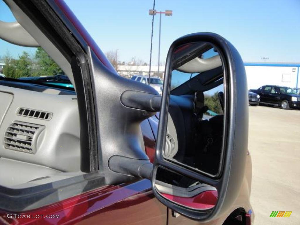 2007 F250 Super Duty XLT Crew Cab 4x4 - Dark Toreador Red Metallic / Medium Flint photo #14